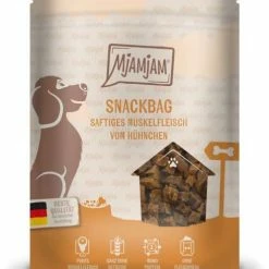 Mjamjam Snackbag | Mit Muskelfleisch Vom Hühnchen | 8x 100 G Hundesnack