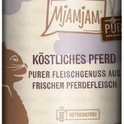 Mjamjam | Mit Pferd Pur | 6 Dosen Katzenfutter