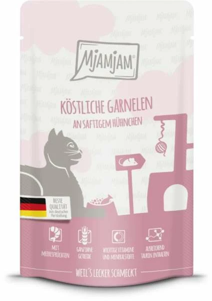 Mjamjam | Mit Garnelen & Hühnchen | 12x 125 G Katzenfutter 1 Mjamjam | Mit Garnelen & Hühnchen | 12x 125 G Katzenfutter
