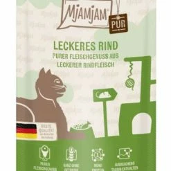 Mjamjam | Mit Rind Pur | 12x 125 G Katzenfutter
