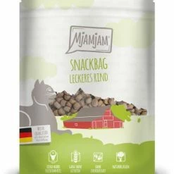 Mjamjam Snackbag | Mit Rind | 8x 125 G Katzensnack