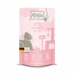 Mjamjam Kitten | Mit Hühnchen & Lachsöl | 12x 125 G Katzenfutter