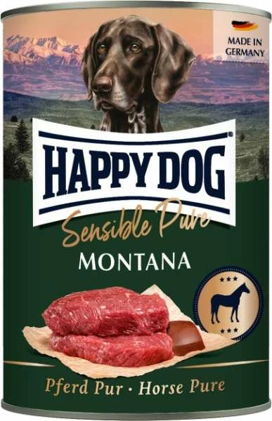 Happy Dog Montana | Pferd Pur | 6 Dosen Hundefutter 1 Happy Dog Montana | Pferd Pur | 6 Dosen Hundefutter