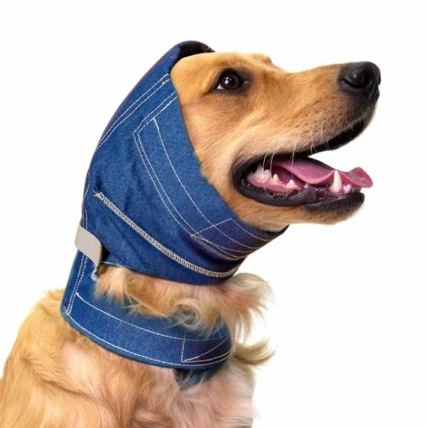 KVP No Flap Ear Wrap Denim | Ohrenschutz Für Hunde 1 KVP No Flap Ear Wrap Denim | Ohrenschutz Für Hunde