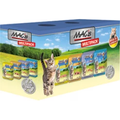 MACs Cat Multipack | Mit Fisch | 12x100g Katzenfutter