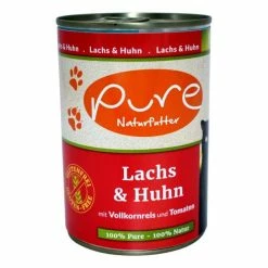 PURE Cat | Mit Lachs & Huhn | 6 X 400g Glutenfreies Katzenfutter