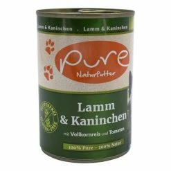 PURE Cat | Mit Lamm & Kaninchen | 6 X 400g Glutenfreies Katzenfutter