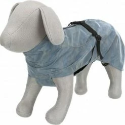 Trixie Regenmantel Lunas | Silberblau | Für Hunde