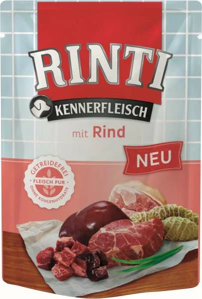 Rinti Kennerfleisch | Mit Rind | 10x 400g Frischebeutel 1 Rinti Kennerfleisch | Mit Rind | 10x 400g Frischebeutel