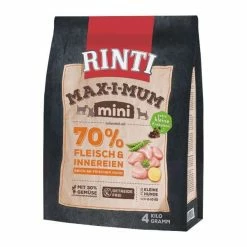 Rinti Max-i-Mum MINI Adult | Mit Huhn | 4 Kg Getreidefreies Hundefutter
