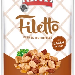 Rinti Filetto Jelly | Huhn Und Lamm | 24x100g Hundefutter