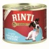 Rinti Gold | Mit Geflügelherzen | 12x185g Hundefutter