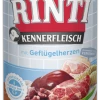 Rinti Kennerfleisch | Mit Geflügelherzen | Hundefutter
