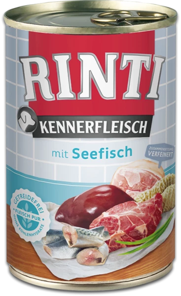 Rinti Kennerfleisch | Mit Seefisch | Hundefutter 1 Rinti Kennerfleisch | Mit Seefisch | Hundefutter