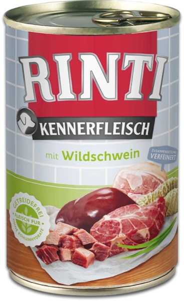 Rinti Kennerfleisch | Mit Wildschwein | Hundefutter 1 Rinti Kennerfleisch | Mit Wildschwein | Hundefutter
