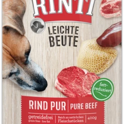 Rinti Leichte Beute | Rind Pur | 10x400g Hundefutter