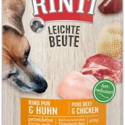 Rinti Leichte Beute | Rind Und Huhn | 10x400g Hundefutter