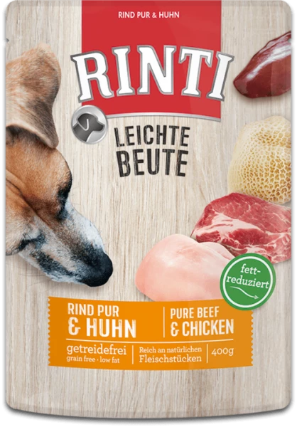 Rinti Leichte Beute | Rind Und Huhn | 10x400g Hundefutter 1 Rinti Leichte Beute | Rind Und Huhn | 10x400g Hundefutter