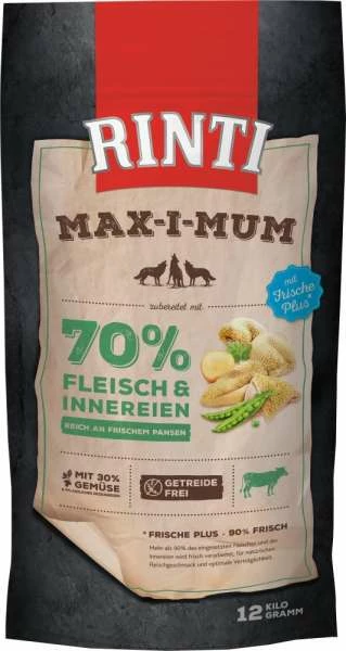 Rinti Max-i-Mum | Mit Pansen | Getreidefreies Hundefutter 1 Rinti Max-i-Mum | Mit Pansen | Getreidefreies Hundefutter