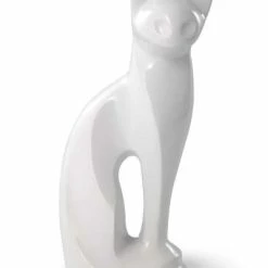 Völsing Skulptururne Katze | Aus Hochwertigem Metall | Verschiedene Farben