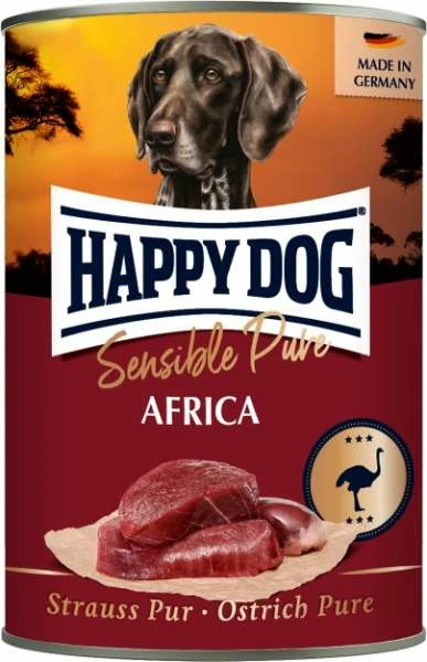 Happy Dog Africa | Strauss Pur | 6x 400g Hundefutter 1 Happy Dog Africa | Strauss Pur | 6x 400g Hundefutter