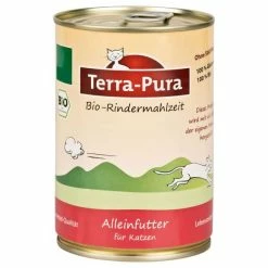 Terra-Pura Cat | Bio-Rindermahlzeit | Glutenfrei