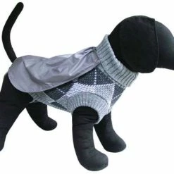 Tierbude TiBu Strick 45 | Hundepullover Mit Regencape