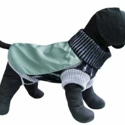 Tierbude TiBu Strick 46 | Hundepullover Mit Regencape