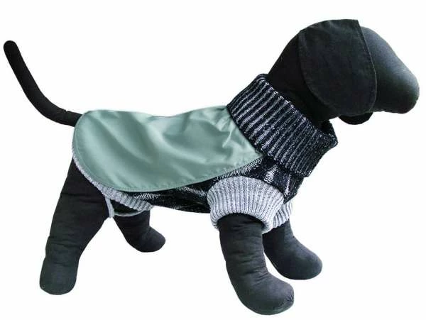 Tierbude TiBu Strick 46 | Hundepullover Mit Regencape 1 Tierbude TiBu Strick 46 | Hundepullover Mit Regencape