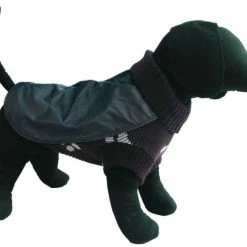 Tierbude TiBu Strick 53 | Hundepullover Mit Regencape