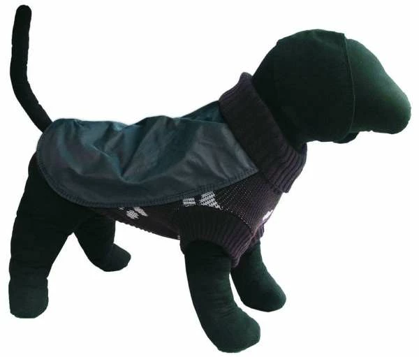 Tierbude TiBu Strick 53 | Hundepullover Mit Regencape 1 Tierbude TiBu Strick 53 | Hundepullover Mit Regencape