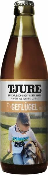 Tjure Frischfleisch Smoothie Für Hunde | Mit Geflügel | 6x 320 Ml 1 Tjure Frischfleisch Smoothie Für Hunde | Mit Geflügel | 6x 320 Ml