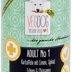 VEGDOG Veggie Dog | Adult No 1 | Kartoffeln Mit Linsen & Spinat