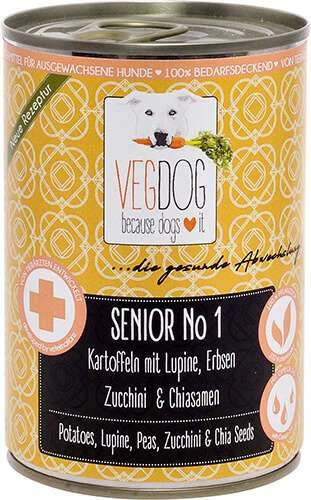 VEGDOG Veggie Dog | Senior No 1 | Kartoffeln Mit Lupine 1 VEGDOG Veggie Dog | Senior No 1 | Kartoffeln Mit Lupine