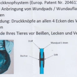 VetMedCare Druckknöpfe | Schwarz | 21mm | 5 Stück