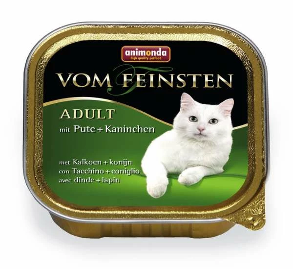 Animonda Vom Feinsten Adult-Cat | Mit Pute & Kaninchen | 32x 100g 1 Animonda Vom Feinsten Adult-Cat | Mit Pute & Kaninchen | 32x 100g