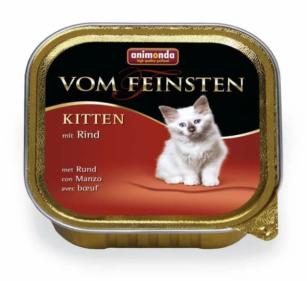 Animonda Vom Feinsten Kitten | Mit Rind | 32x 100g 1 Animonda Vom Feinsten Kitten | Mit Rind | 32x 100g