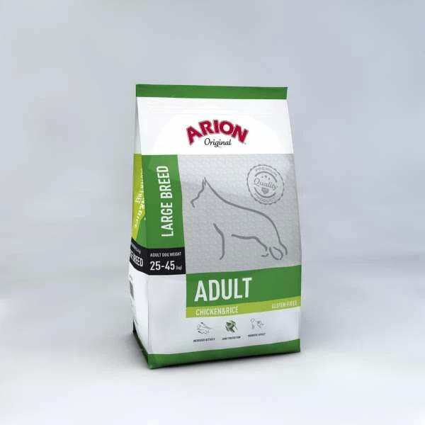 Arion Adult Dog, Large Breed, Mit Huhn & Reis, 12 Kg 1 Arion Adult Dog, Large Breed, Mit Huhn & Reis, 12 Kg