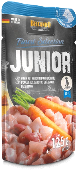 Belcando JUNIOR | Mit Huhn Und Karotten | 12x125g Hundefutter 1 Belcando JUNIOR | Mit Huhn Und Karotten | 12x125g Hundefutter
