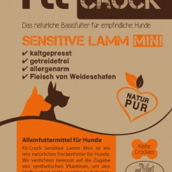 CdVet Fit-Crock Sensitive Mini | Kaltgepresst | Getreidefreies Hundefutter