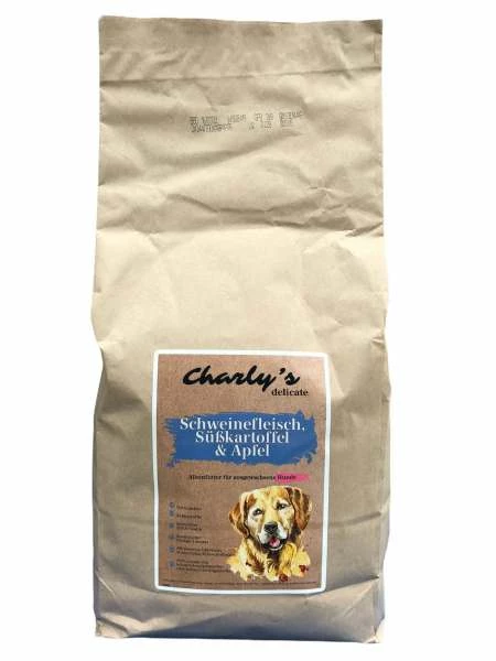 PETpoint-Charly Charlys Delicate | Mit Schwein, Süßkartoffel & Apfel | Getreidefrei 1 PETpoint-Charly Charlys Delicate | Mit Schwein, Süßkartoffel & Apfel | Getreidefrei