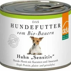 Defu Hundemenü | Mit Huhn, Karotten & Amaranth | Bio Hundefutter