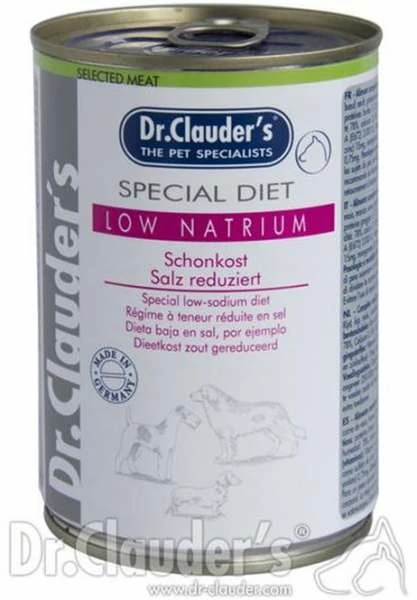 Dr. Clauders Spezialdiät, Low-Natrium, 6x400g 1 Dr. Clauders Spezialdiät, Low-Natrium, 6x400g