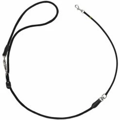 Hunter Fahrrad- & Joggingleine | Schwarz | Länge 170 Cm - Ø 1,0 Cm | Für Hunde