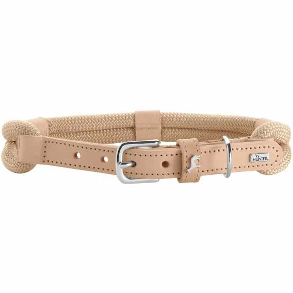 Hunter Hundehalsband Malia | Beige - Natur 1 Hunter Hundehalsband Malia | Beige - Natur