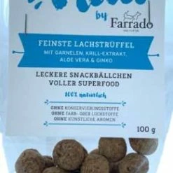 Farrado Pura Vida Superfood Trüffel | Mit Lachs | 10x 100 G Hundesnack