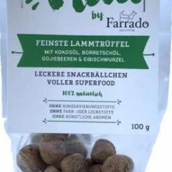 Farrado Pura Vida Superfood Trüffel | Mit Lamm | 10x 100 G Hundesnack
