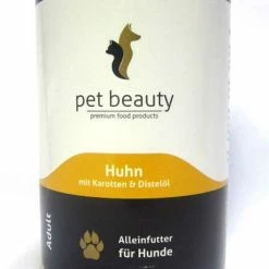 Pet-Beauty Pet Beauty, Mit Huhn, Karotten & Distelöl, 6x400g