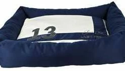 Trixie Hundebett Last-Treasure, 95x80cm, Blau-weiß