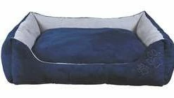 Trixie Hundebett Pablo, 90x80cm, Blau-grau